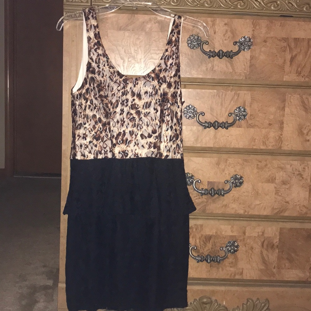 Cheetah print dress